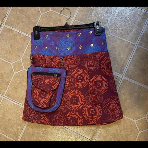 Wrapping mini-Skirt ( both side can wear also ) - Picture 2 of 12